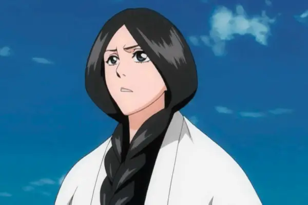Screenshot featuring Byakuya Kuchiki from Bleach.