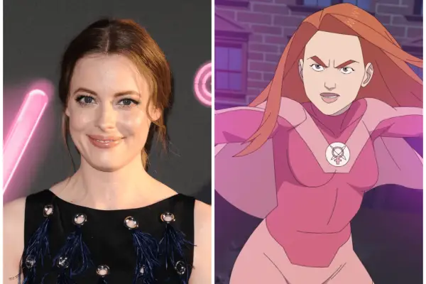 Gillian Jacobs and Atom Eve in Invincible