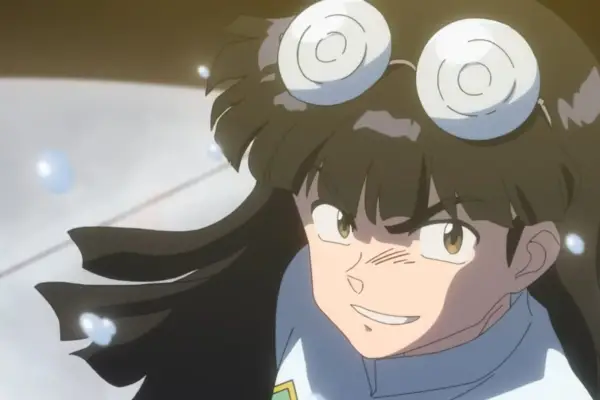 A close-up of Mouse in Ranma 1/2 season 2