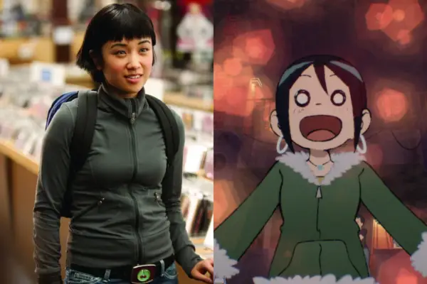 Ellen Wong as Knives Chau in Scott Pilgrim Vs The World and Scott Pilgrim Takes Off.