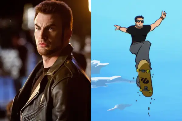 Chris Evans as Lucas Lee in Scott Pilgrim Vs The World and Scott Pilgrim Takes Off.
