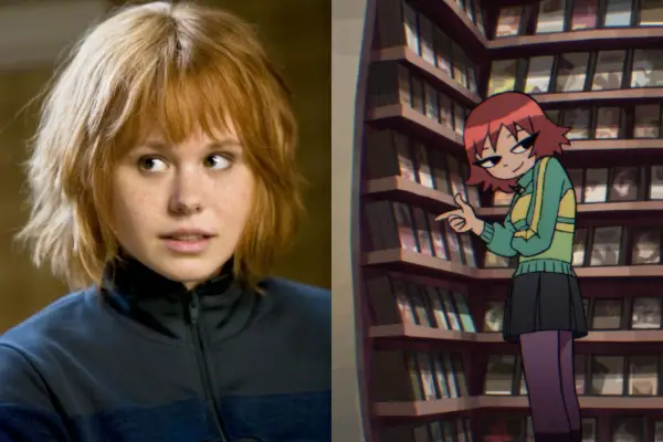 Alison Pill as Kim Pine in Scott Pilgrim Vs The World and Scott Pilgrim Takes Off.