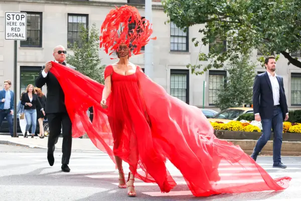 Christopher Jackson and Nicole Ari Parker are seen at film set of the 
