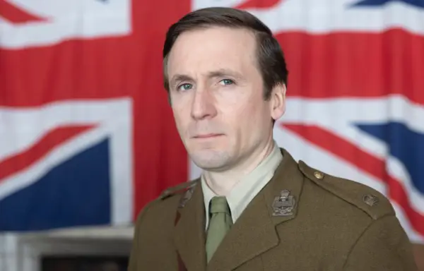Tom Basden plays Cartwright in Ghosts