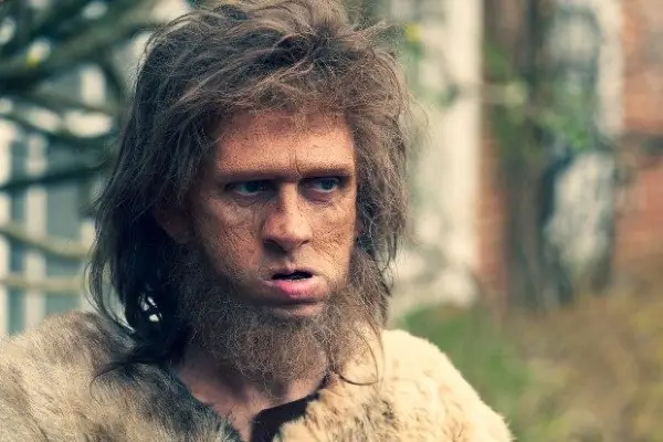 Ghosts star Laurence Rickard plays Robin the Caveman