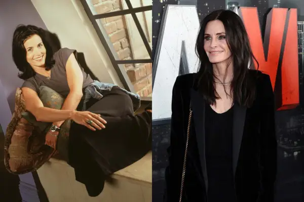Courteney Cox plays Monica in Friends season 1 / Photographed in March 2023
