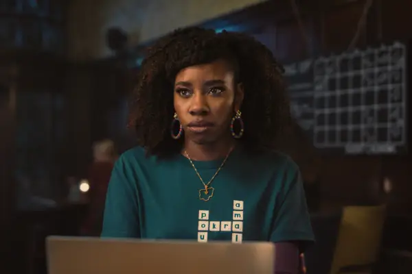 Dani Moseley as Amy in Dreaming Whilst Black season 2.