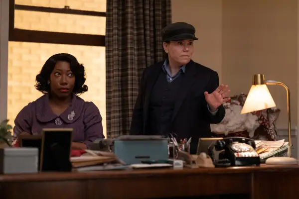 Alfie Fuller as Dinah Rutledge in The Marvelous Mrs Maisel season 5.