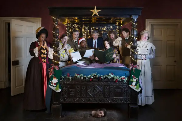 Kitty (LOLLY ADEFOPE), Pat (JIM HOWICK), The Captain (BEN WILLBOND), Mike (KIELL SMITH-BYNOE), Julian (SIMON FARNABY), Alison (CHARLOTTE RITCHIE), Robin (LARRY RICKARD), Thomas Thorne (MAT BAYNTON), Lady Button (MARTHA HOWE-DOUGLAS), Humphrey (LARRY RICKARD)