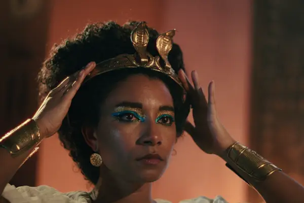 Adele James as Cleopatra in Queen Cleopatra.