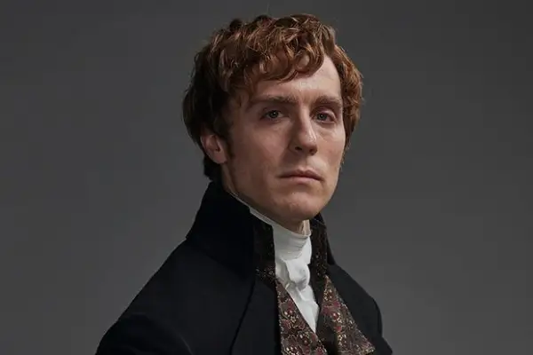 Jack Farthing plays George Warleggan in Poldark
