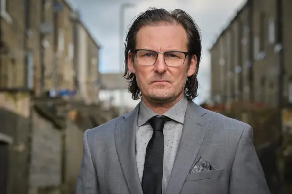 Anthony Flanagan as Viktor in Happy Valley.