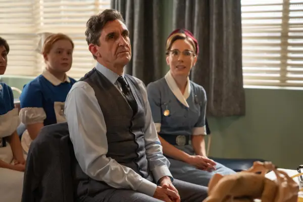 Stephen McGann as Dr. Patrick Turner and Laura Main as Nurse Shelagh Turner in Call the Midwife