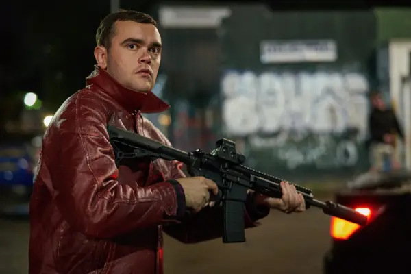 Brian Vernel as Billy Wallace in Gangs of London season 2.