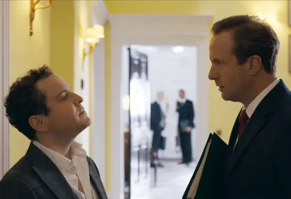 Michelle Dockery as Kate Woodcroft in Anatomy of a Scandal