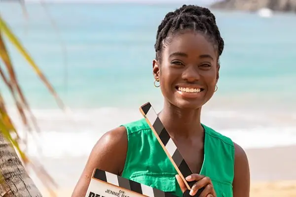 Shantol Jackson plays Sergeant Naomi Thomas in Death in Paradise