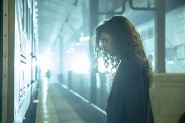 Zendaya as Rue Bennett in Euphoria.