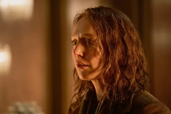 Hattie Morahan as Corinne Aldrich in Luther: The Fallen Sun.