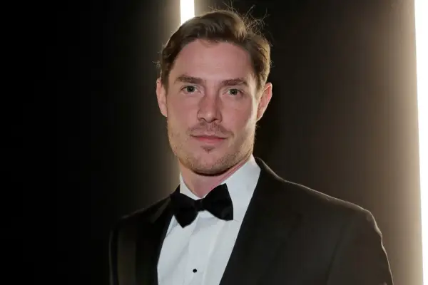 Max Brown attends the dunhill & Dylan Jones Pre-BAFTA party in January 2020
