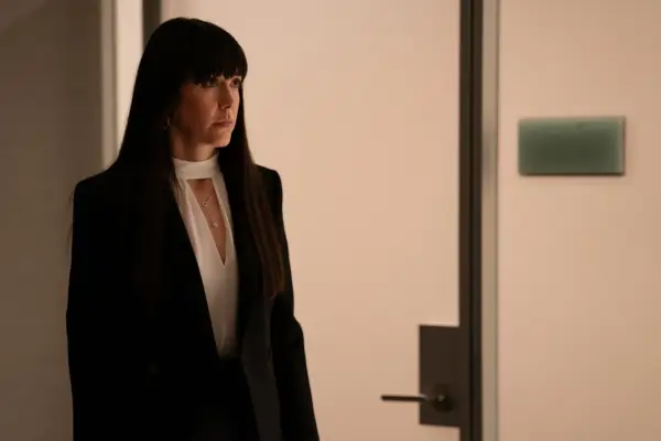 Zoe Winters as Kerry in Succession season 4.