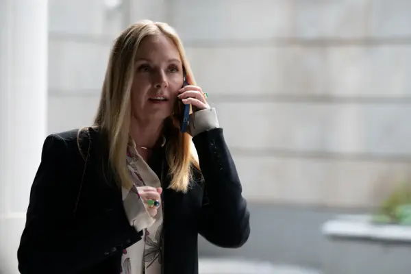 Hope Davis as Sandi Furness in Succession season 4.
