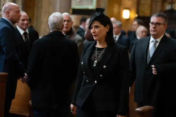 Hiam Abbass as Marcia Roy in Succession.