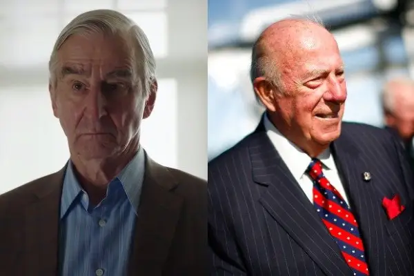 Sam Waterston in The Dropout / George Shultz in 2011