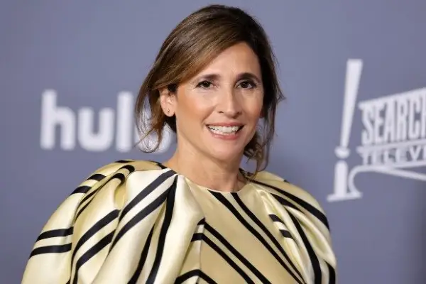 Michaela Watkins attends The Dropout premiere