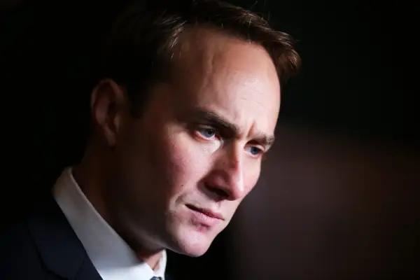 Oliver Chris as James Colthurst in The Crown.