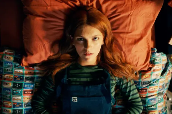 Harriet lying on her bed