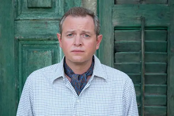 Miles Jupp plays Basil in The Durrells