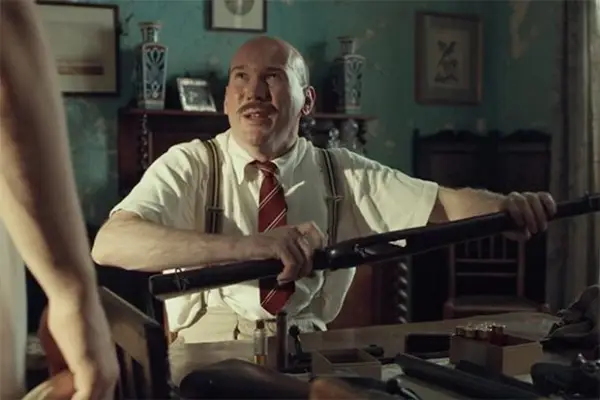 Alex Macqueen plays Colonel Ribbindane in The Durrells