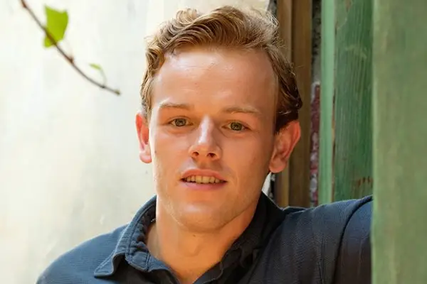 Callum Woodhouse plays Leslie Durrell in The Durrells