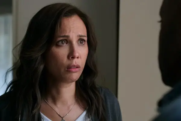 Paige Virgin River looking shocked