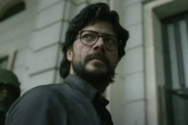 The Professor (Alvaro Morte) in Money Heist season 5 part 2