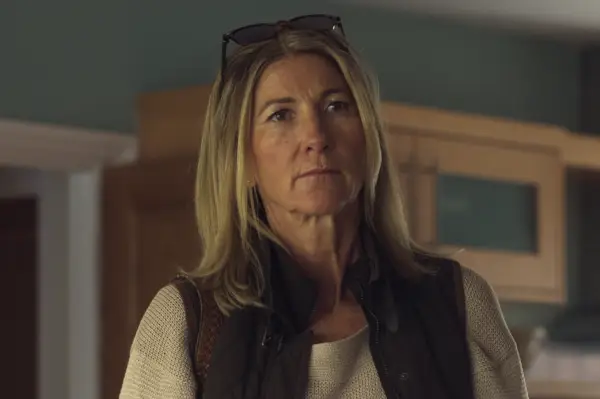 Eve Best as Carole Middleton in The Crown