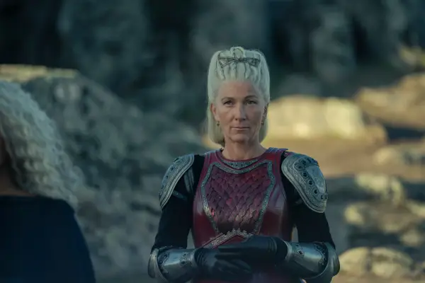 Eve Best as Princess Rhaenys Targaryen in House of the Dragon