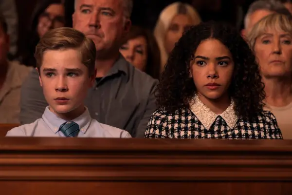 Diesel La Torraca and Antonia Gentry sat next to each other in a courtroom, looking apprehensive.