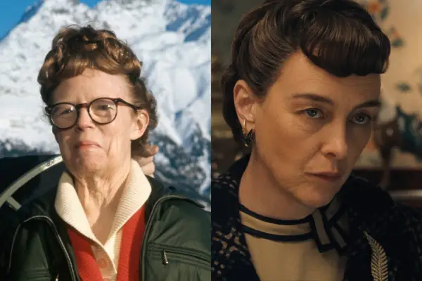 Alma Reville and Olivia Williams as Alma Reville in Monster: The Ed Gein Story.