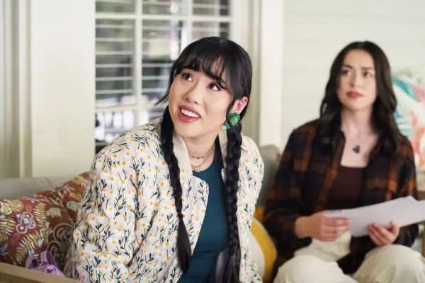 Artemis as Lily Song, looking up and smiling