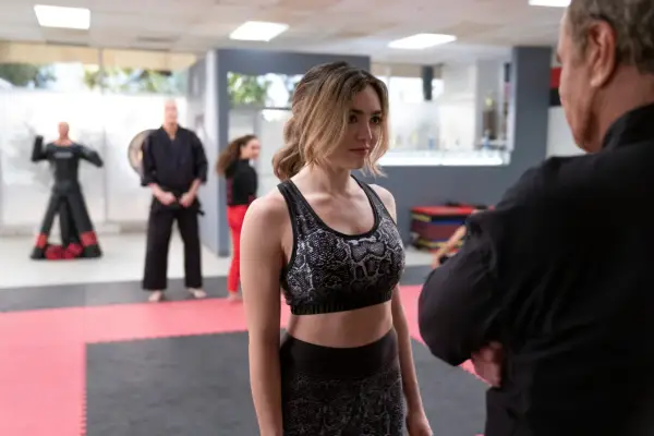 Peyton List as Tory Nichols in Cobra Kai.