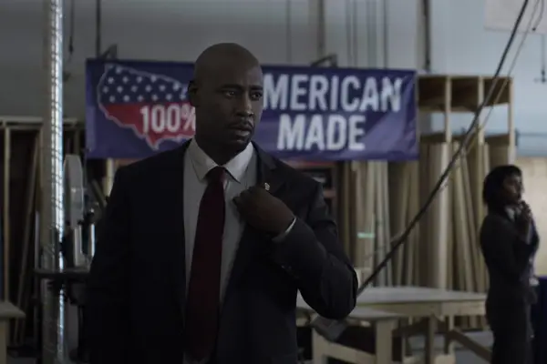 DB Woodside as Erik Monks in The Night Agent.