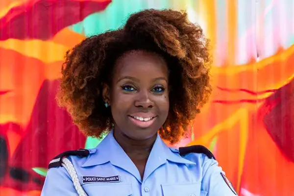 Shyko Amos plays Ruby Patterson in Death in Paradise