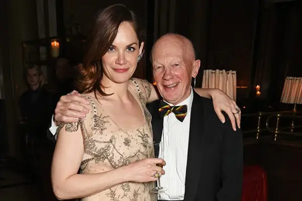 Ruth Wilson with her father Nigel