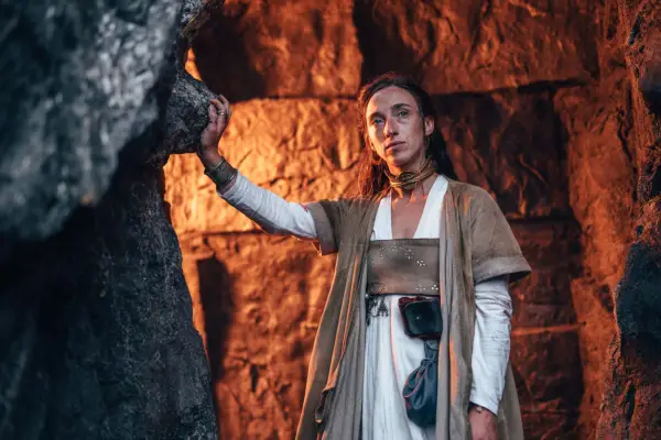 Ellie James plays Nimue in The Winter King