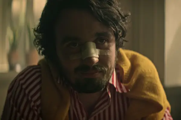 Dario Coates as Connie in episode 406 of You.