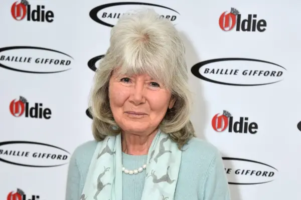 Jilly Cooper at an awards ceremony in London.