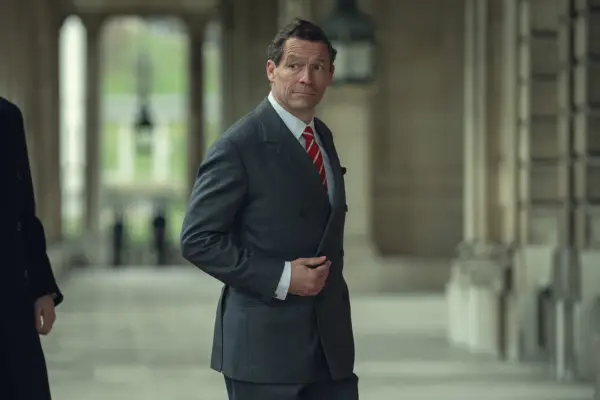 Dominic West as Prince Charles in The Crown