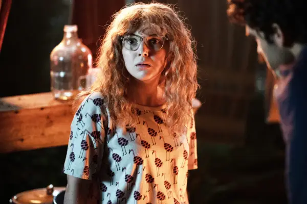 Misty with a shocked expression on her face