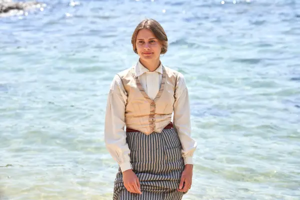 Louisa Binder as Constance March in Hotel Portofino.